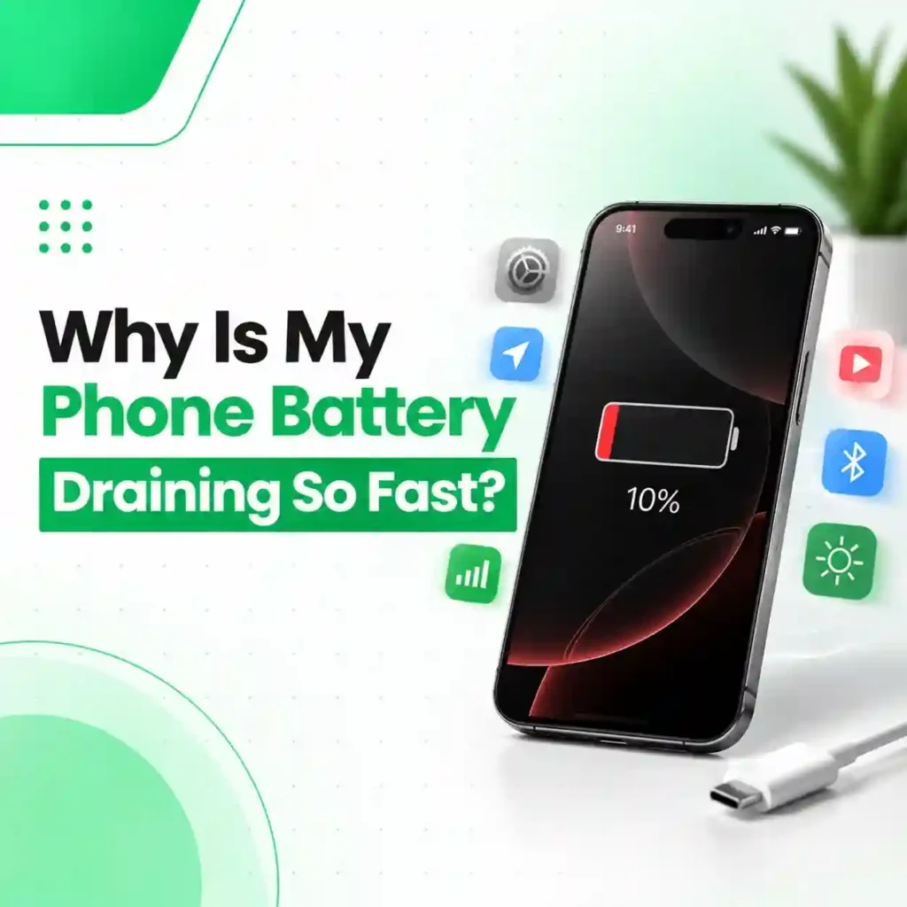 Why Is My Phone Battery Draining So Fast? Causes & Fixes