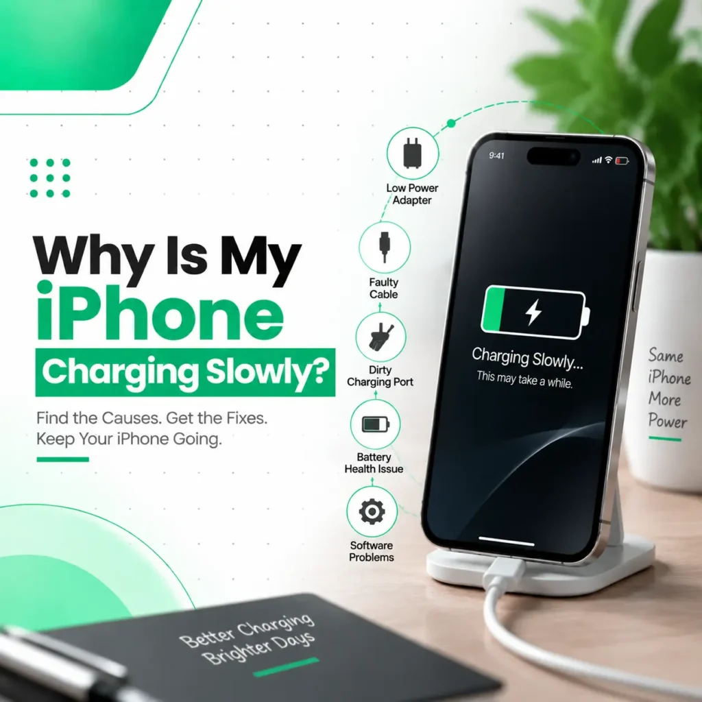 Why Is My iPhone Charging Slowly? Causes, Fixes & Repair Guide