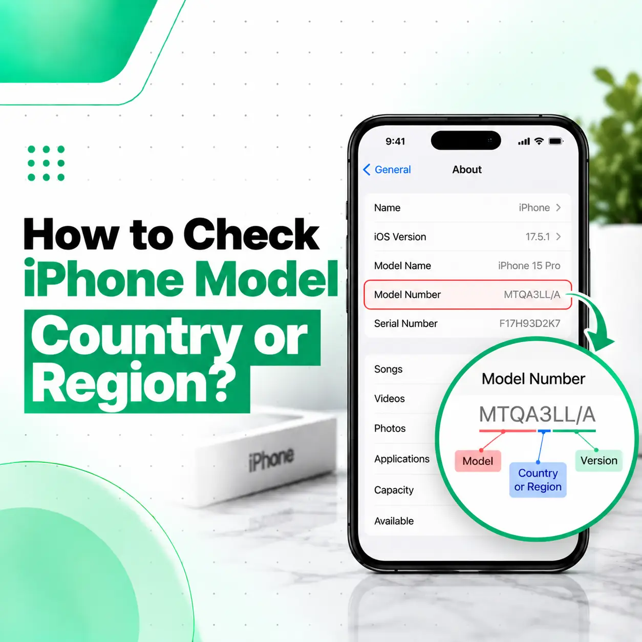 How to Check iPhone Model Country or Region