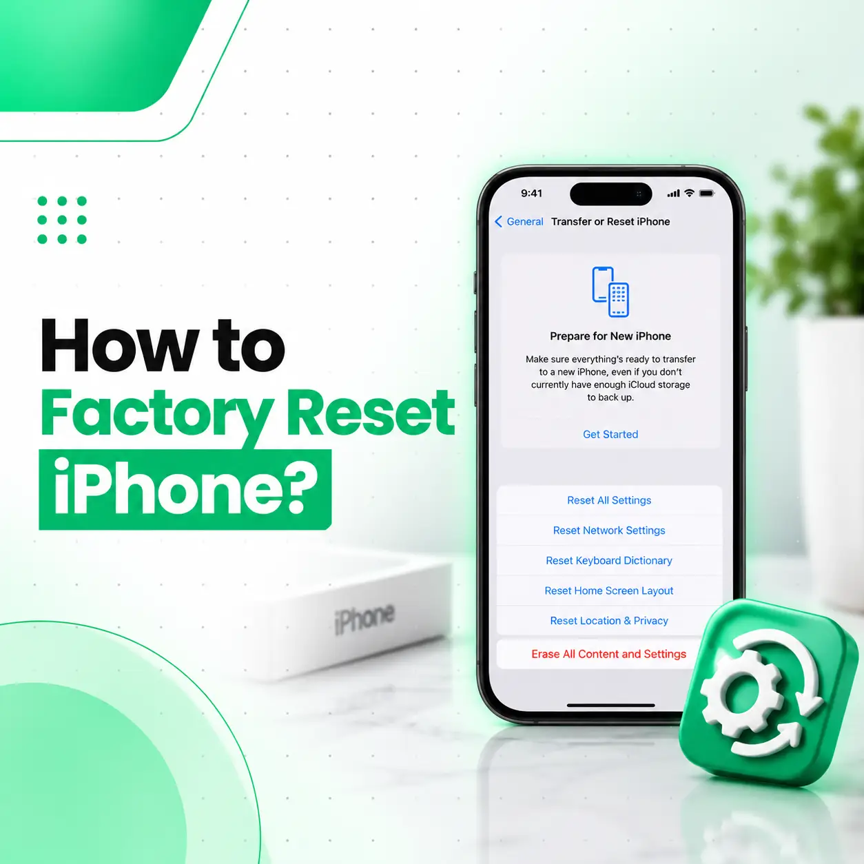 How to Factory Reset iPhone Safely: A Complete Step-by-Step Guide