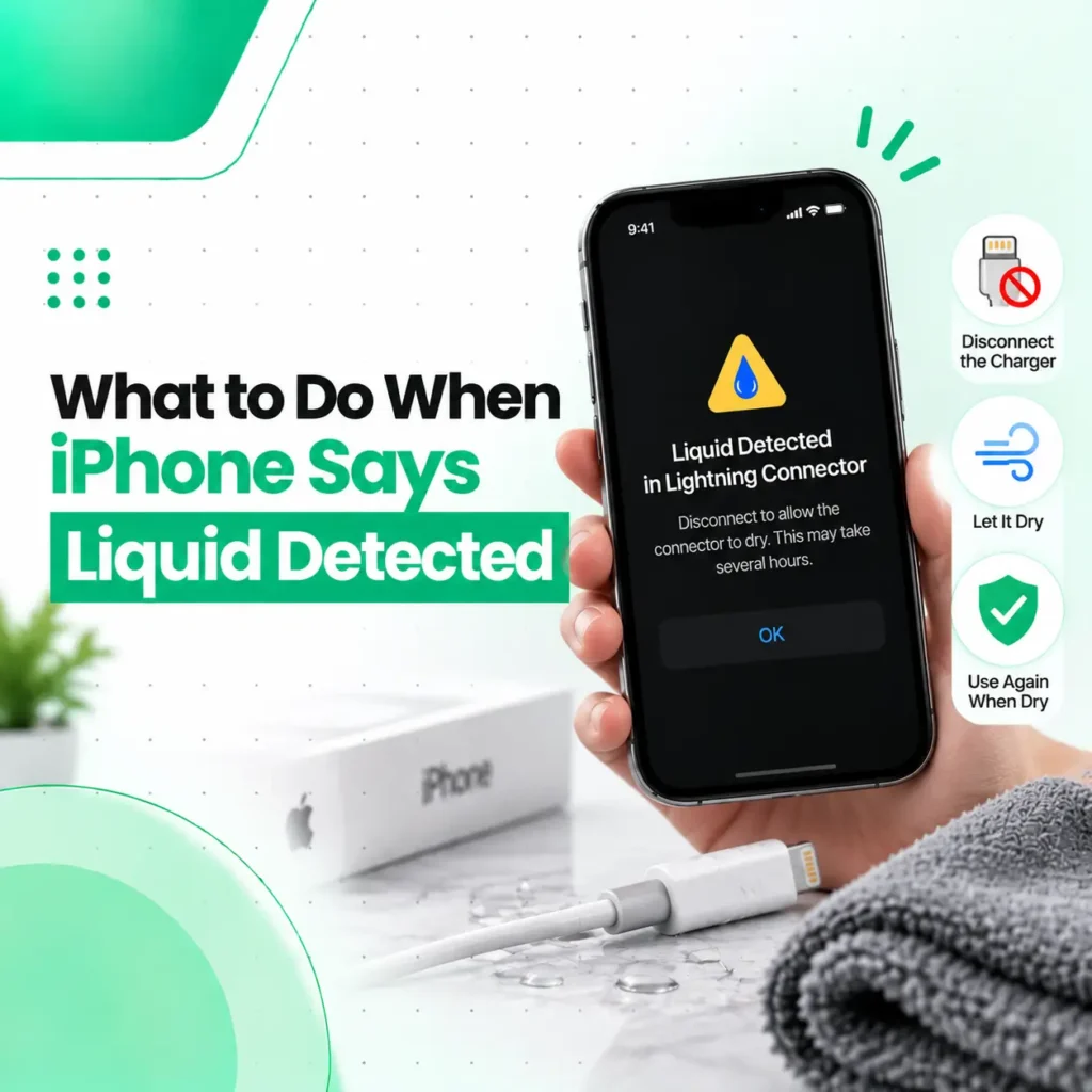 What to Do When iPhone Says Liquid Detected