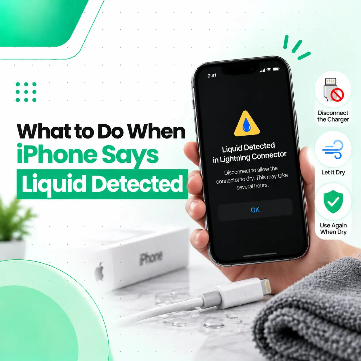 What to Do When iPhone Says Liquid Detected