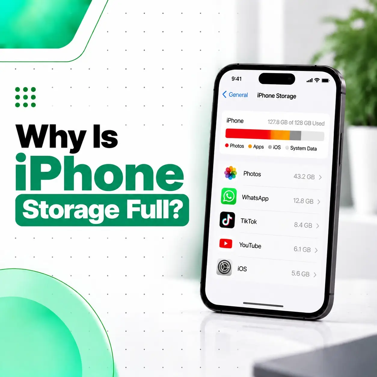 Why Is iPhone Storage Full? Causes, Solutions and Storage Management Tips