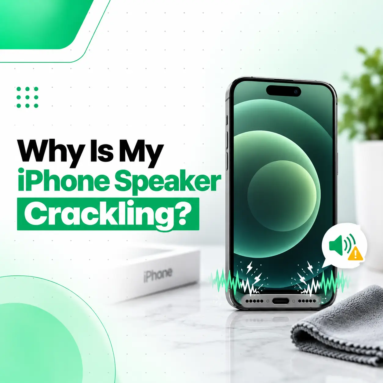 Why Is My iPhone Speaker Crackling? Causes & Fixes