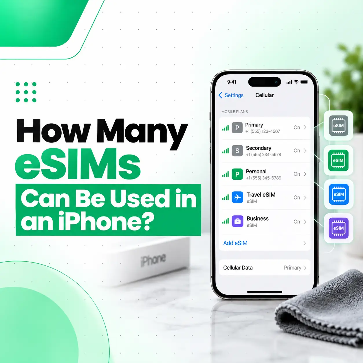 How Many eSIMs Can Be Used in an iPhone?