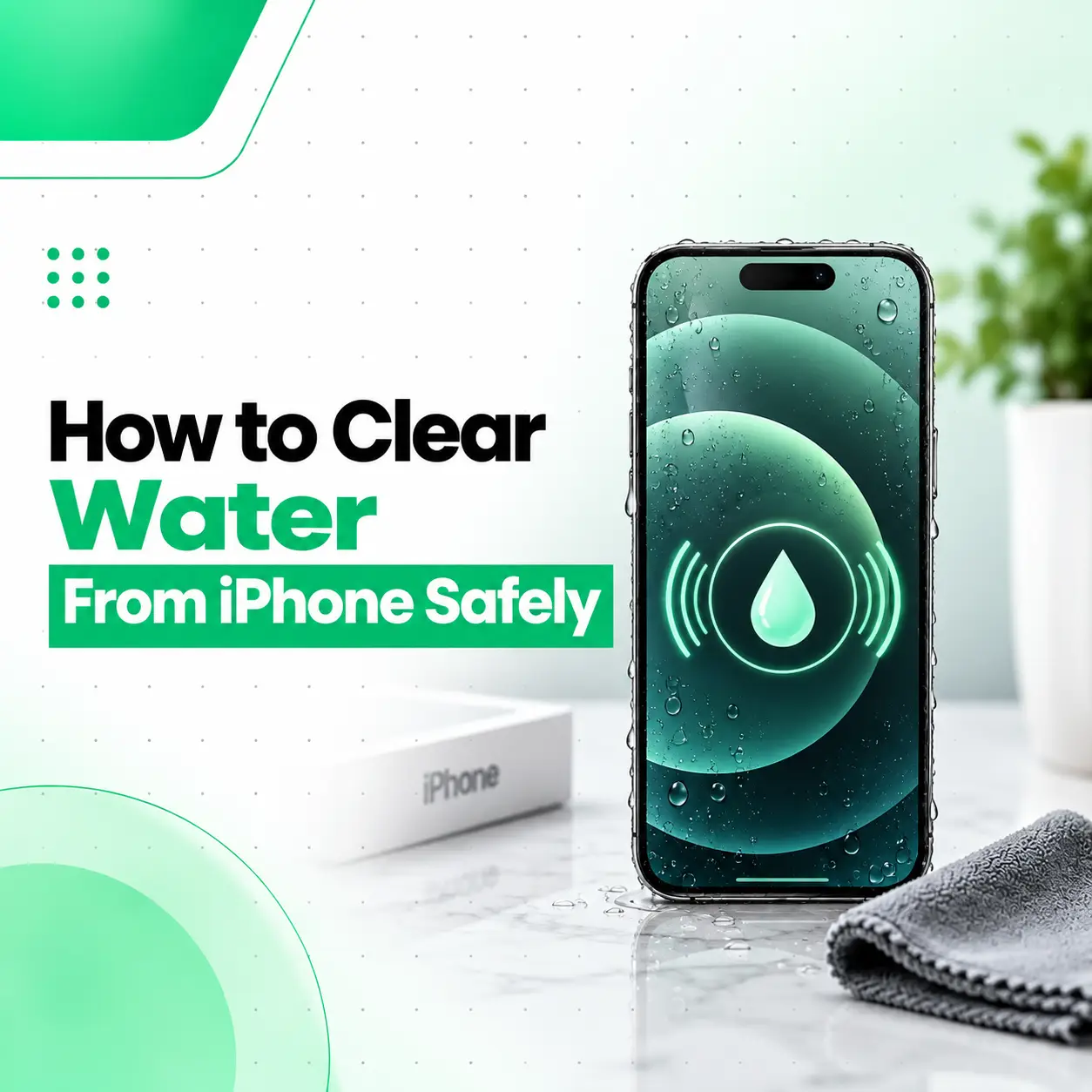 How to Clear Water From iPhone Safely